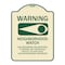 Signmission Designer Series-Warning-Our Neighbors Are Watching Tan & Green, 24" x 18", TG-1824-9867 A-DES-TG-1824-9867 - alternate 1